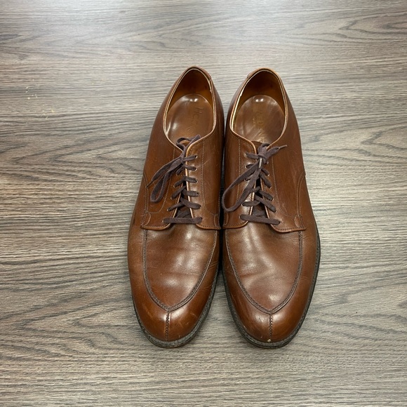 Alden 63 Brown V-Tip Split Toe Blucher 9 A/C - Picture 2 of 11